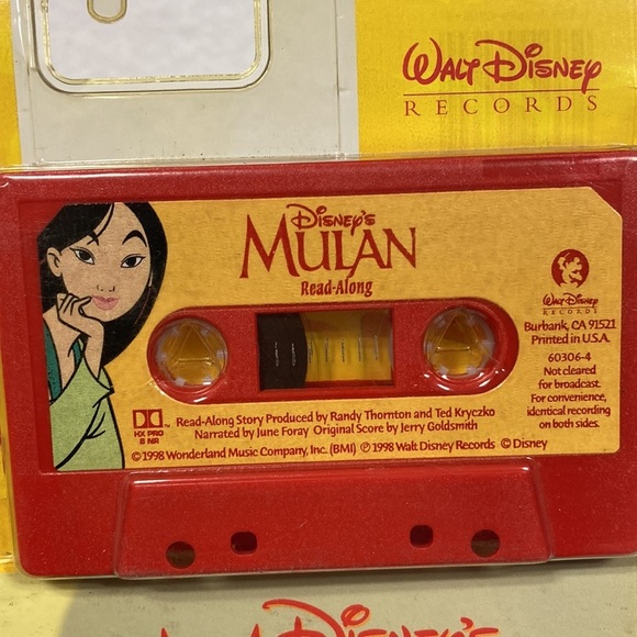 Vintage Walt Disney read along cassette and book Mulan - Picture 3 of 5